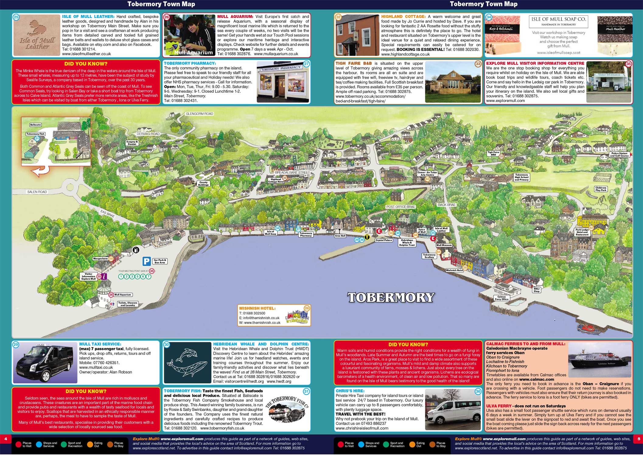 Tobermory Map The Isle Of Mull Tobermory Map The Isle Of Mull